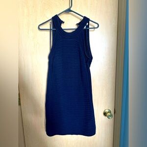 Gap Navy Blue Sleeveless Knit Dress - Size Petite Small